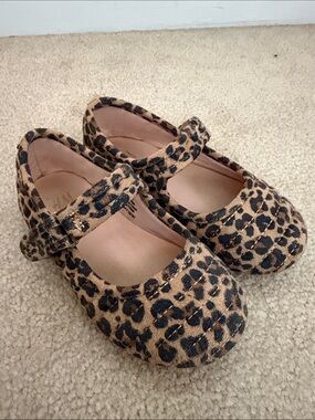 H&M Leopard Print Mary Jane Shoes